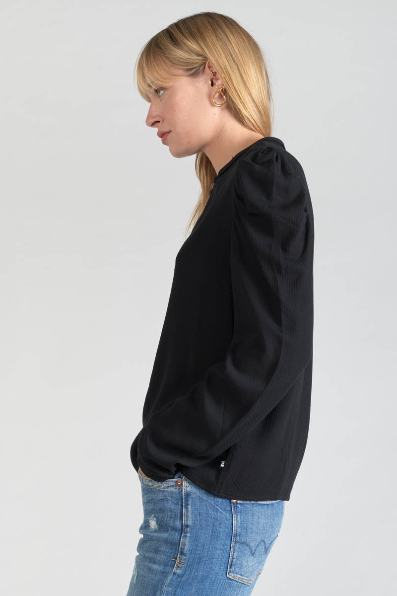 Bluse Sterenn in schwarz