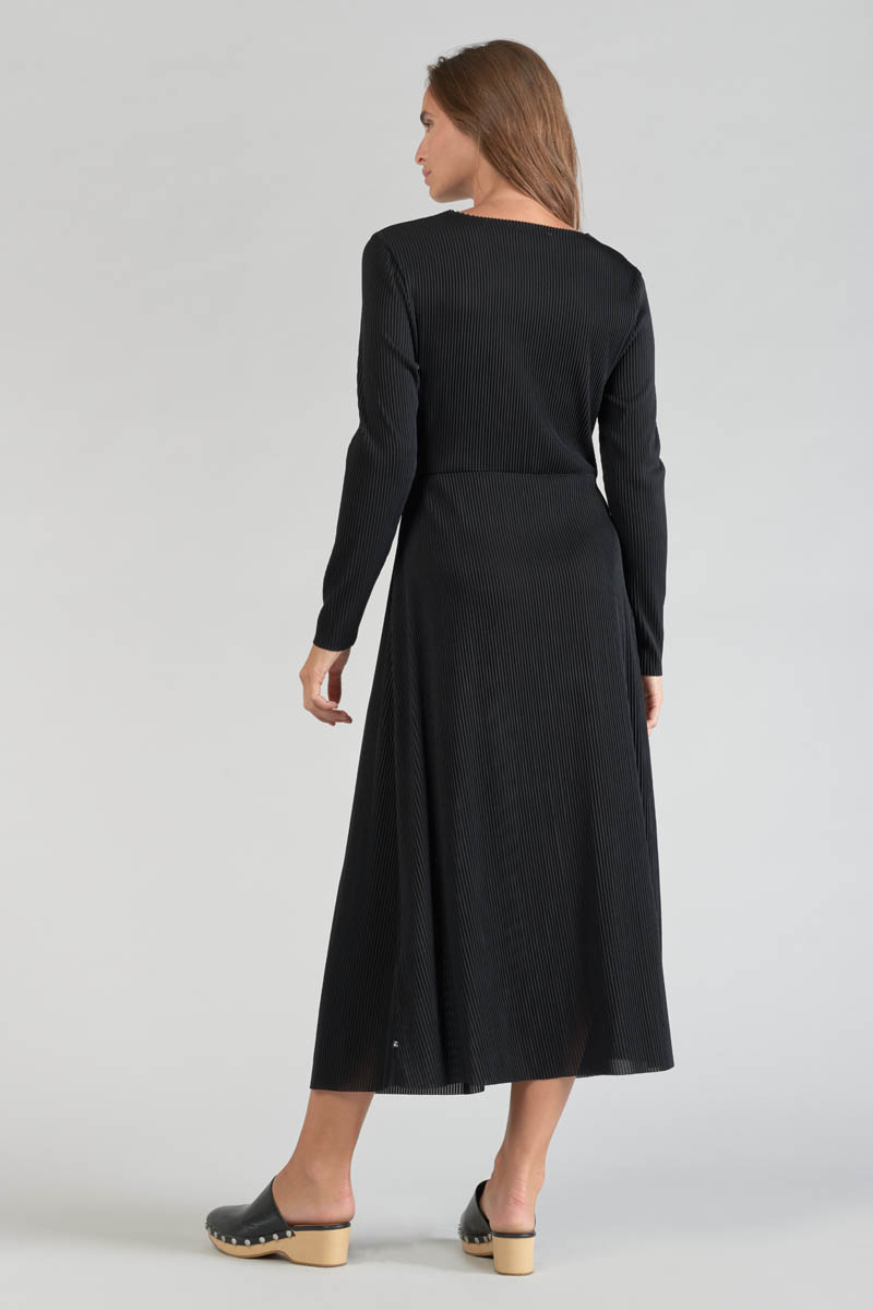 Langes Kleid Yama in schwarz