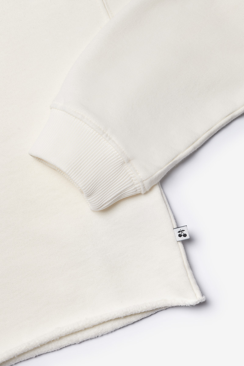 Kurzes Sweatshirt Ginogi in creme