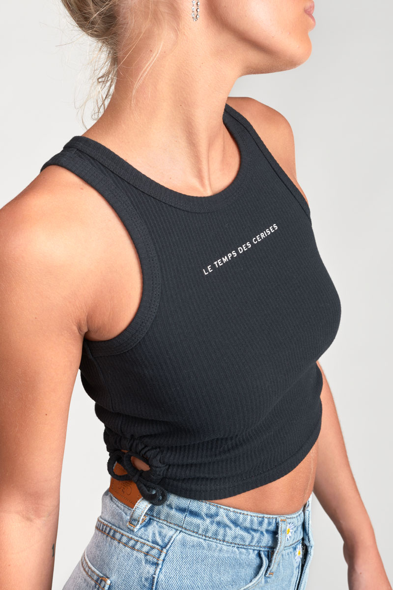 T-shirt Maragi in schwarz