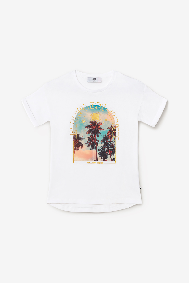 T-Shirt Misagi weiß bedruckt