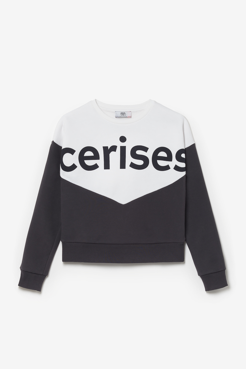 Sweatshirt Nelagi zweifarbig