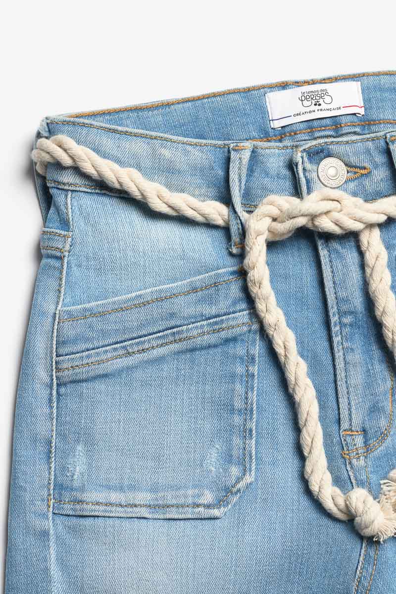 Jeans regular Precia 7/8 destroy blau Nr.4