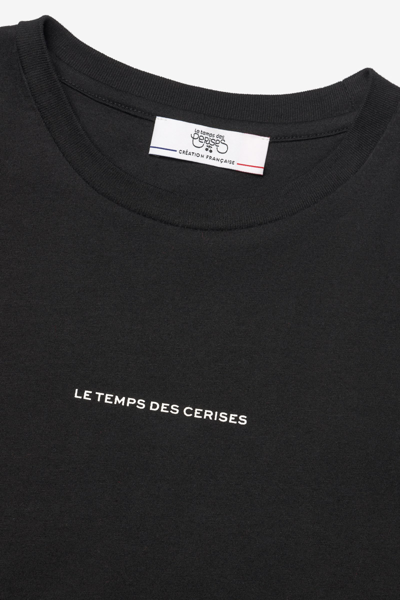 T-shirt Vinagi in schwarz