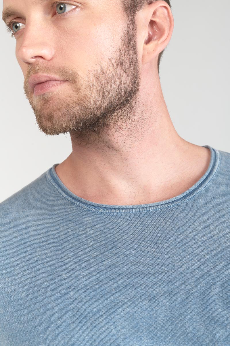 Pullover Bivor in verwaschenem Blau-Grau