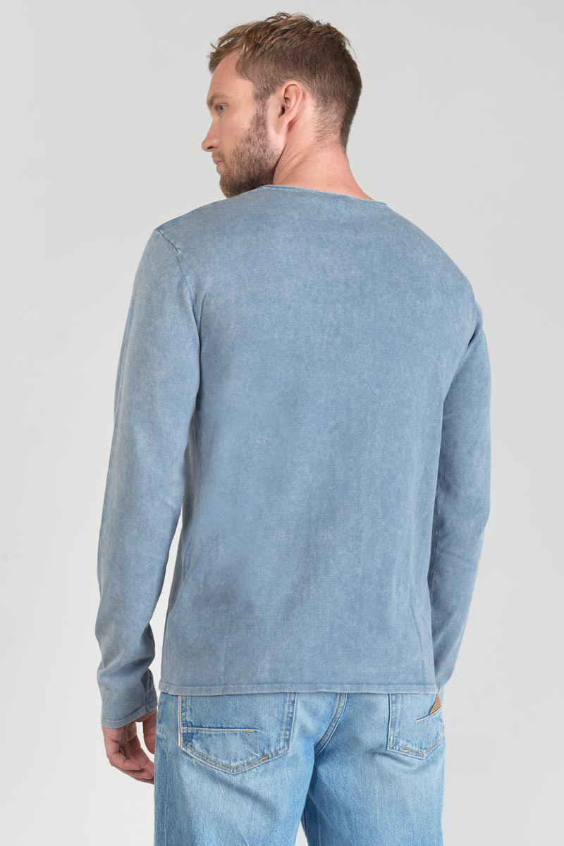 Pullover Bivor in verwaschenem Blau-Grau