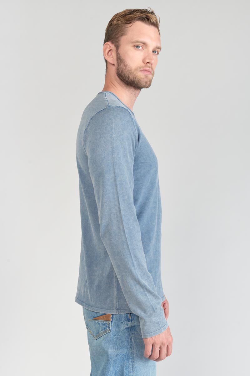 Pullover Bivor in verwaschenem Blau-Grau