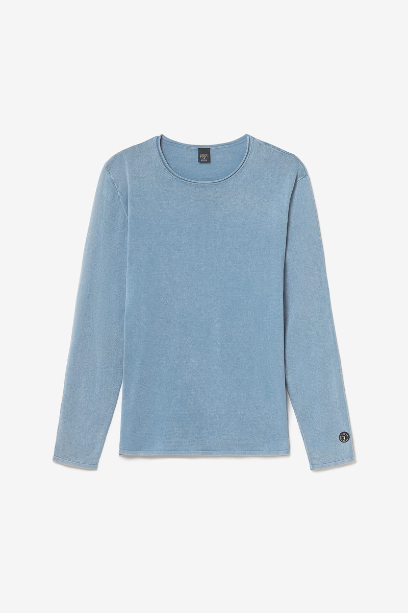 Pullover Bivor in verwaschenem Blau-Grau