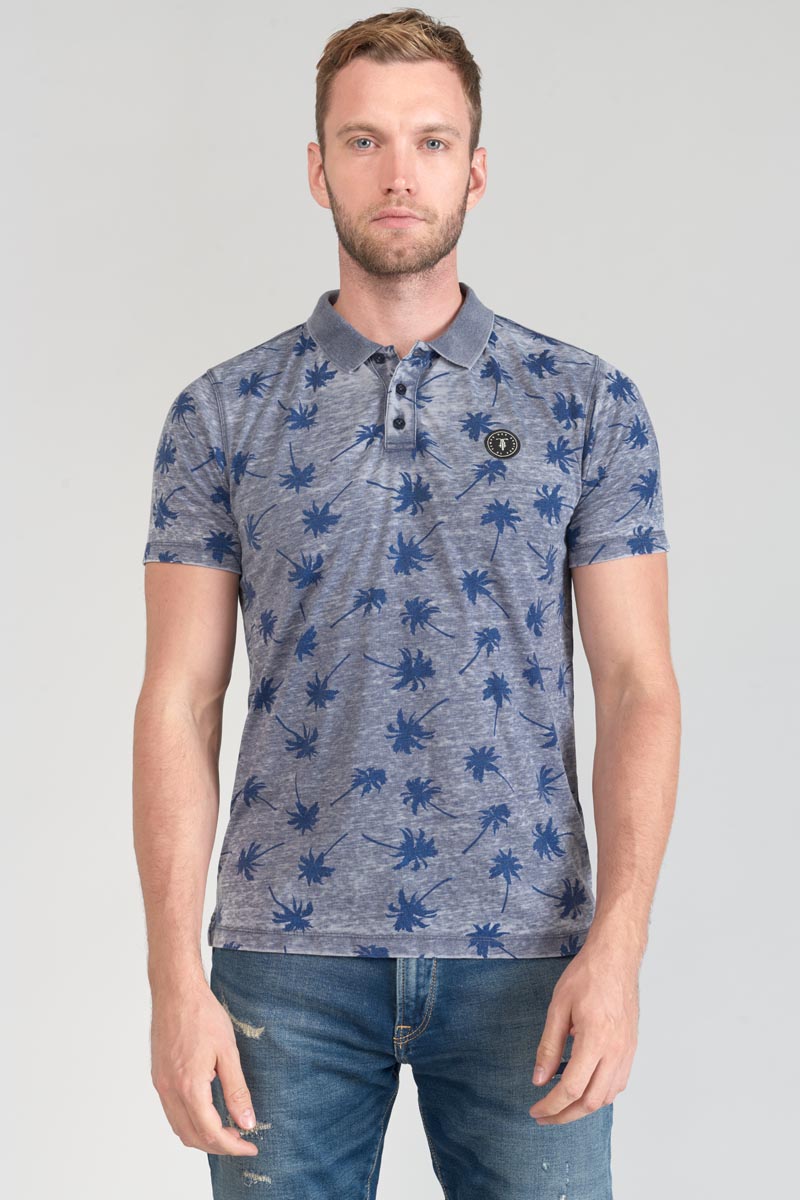 Poloshirt Chevy mit Palmenmuster