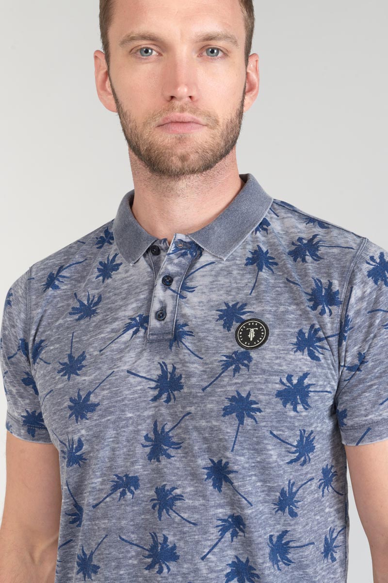 Poloshirt Chevy mit Palmenmuster