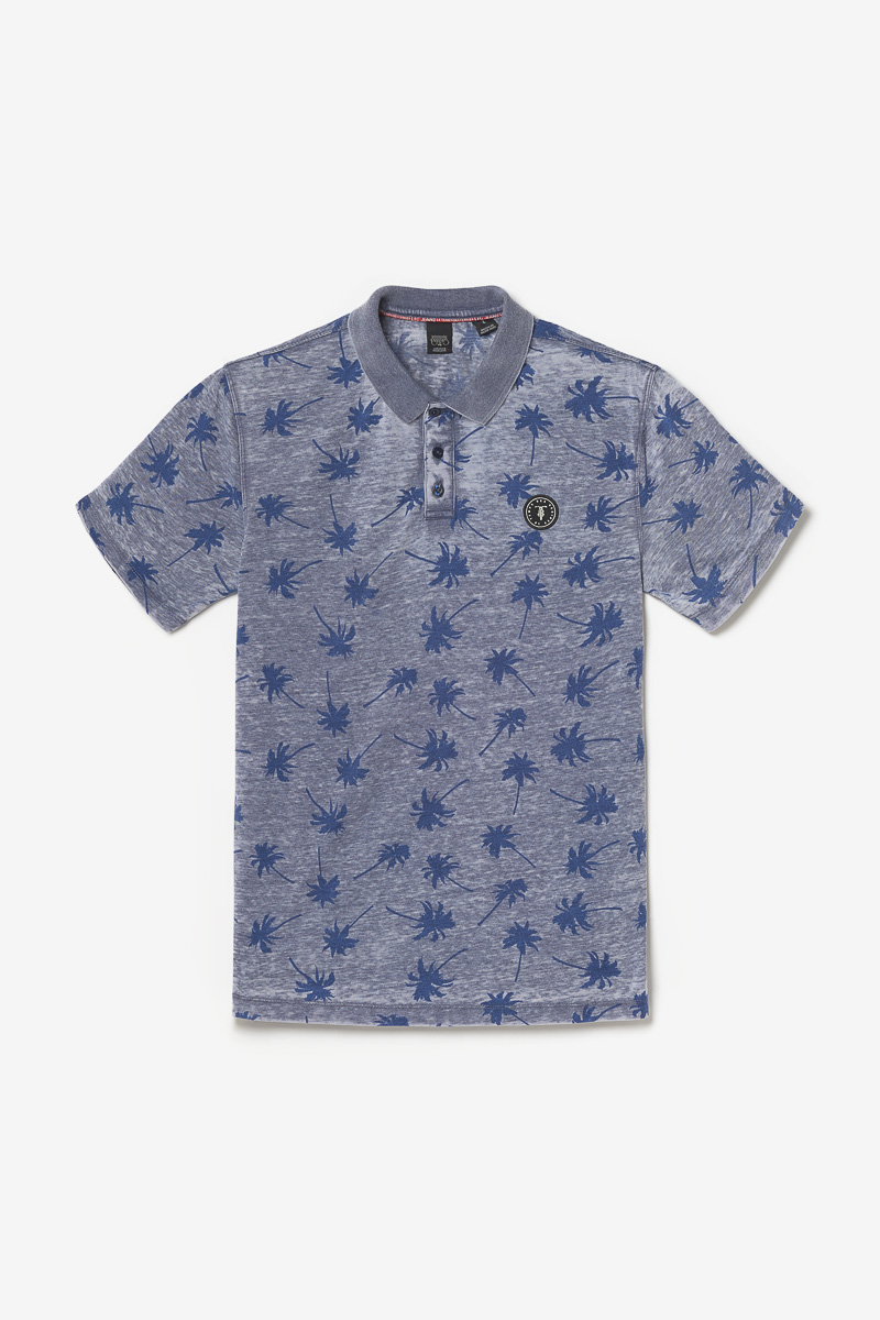 Poloshirt Chevy mit Palmenmuster