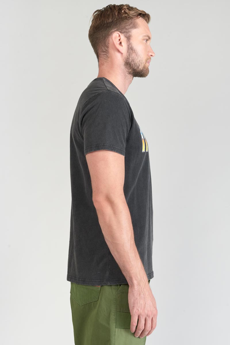 T-Shirt Gabrent in verwaschenem Grau mit Druck
