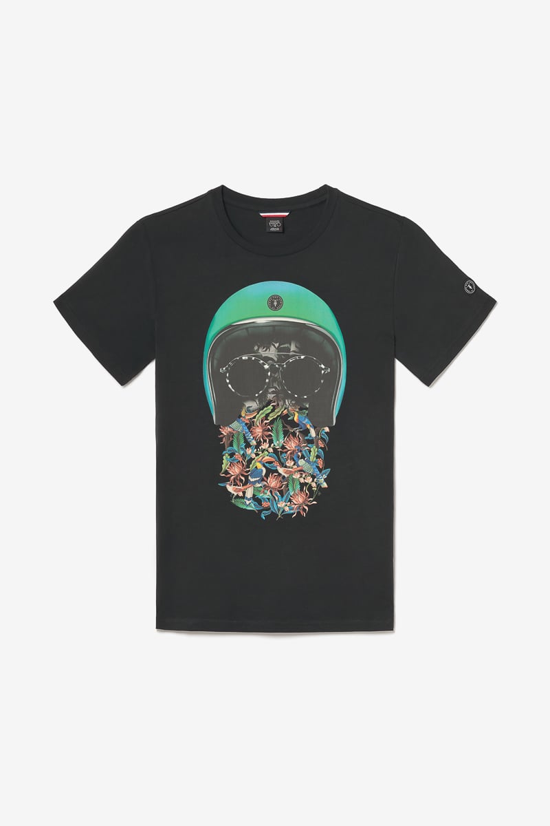 T-Shirt Gregor schwarz mit Druck