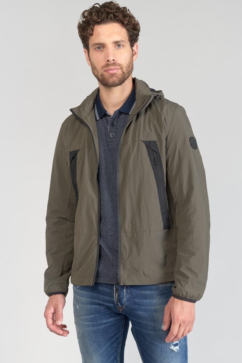 Windjacke Kovar in Khaki Braun