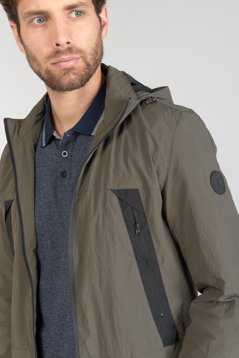Windjacke Kovar in Khaki Braun