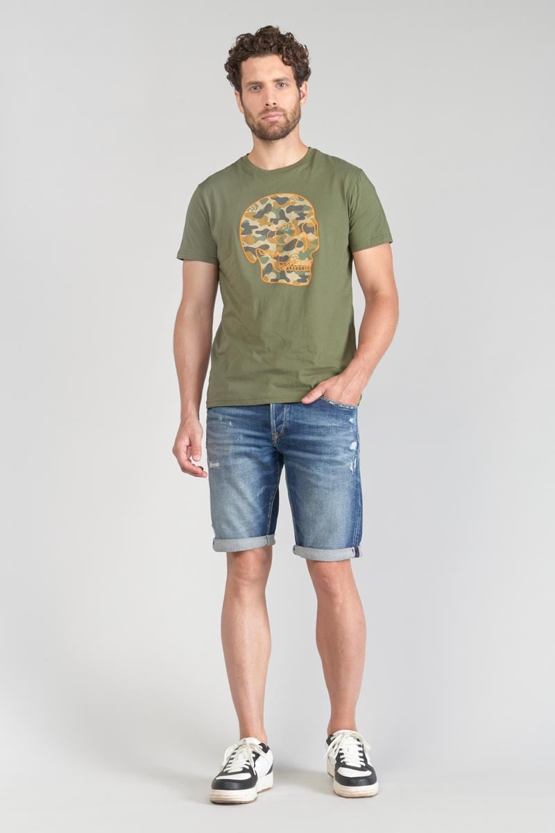 T-Shirt Machida khaki bedruckt