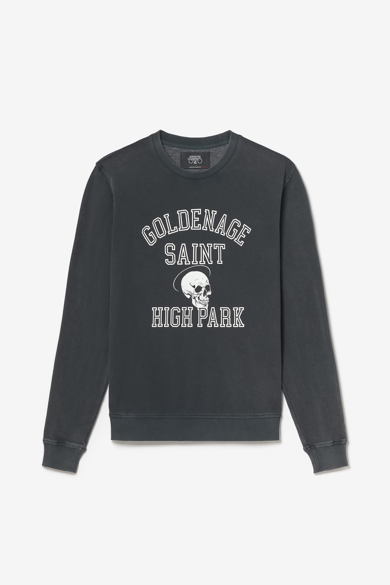 Sweatshirt Tubur in verwaschenem Schwarz