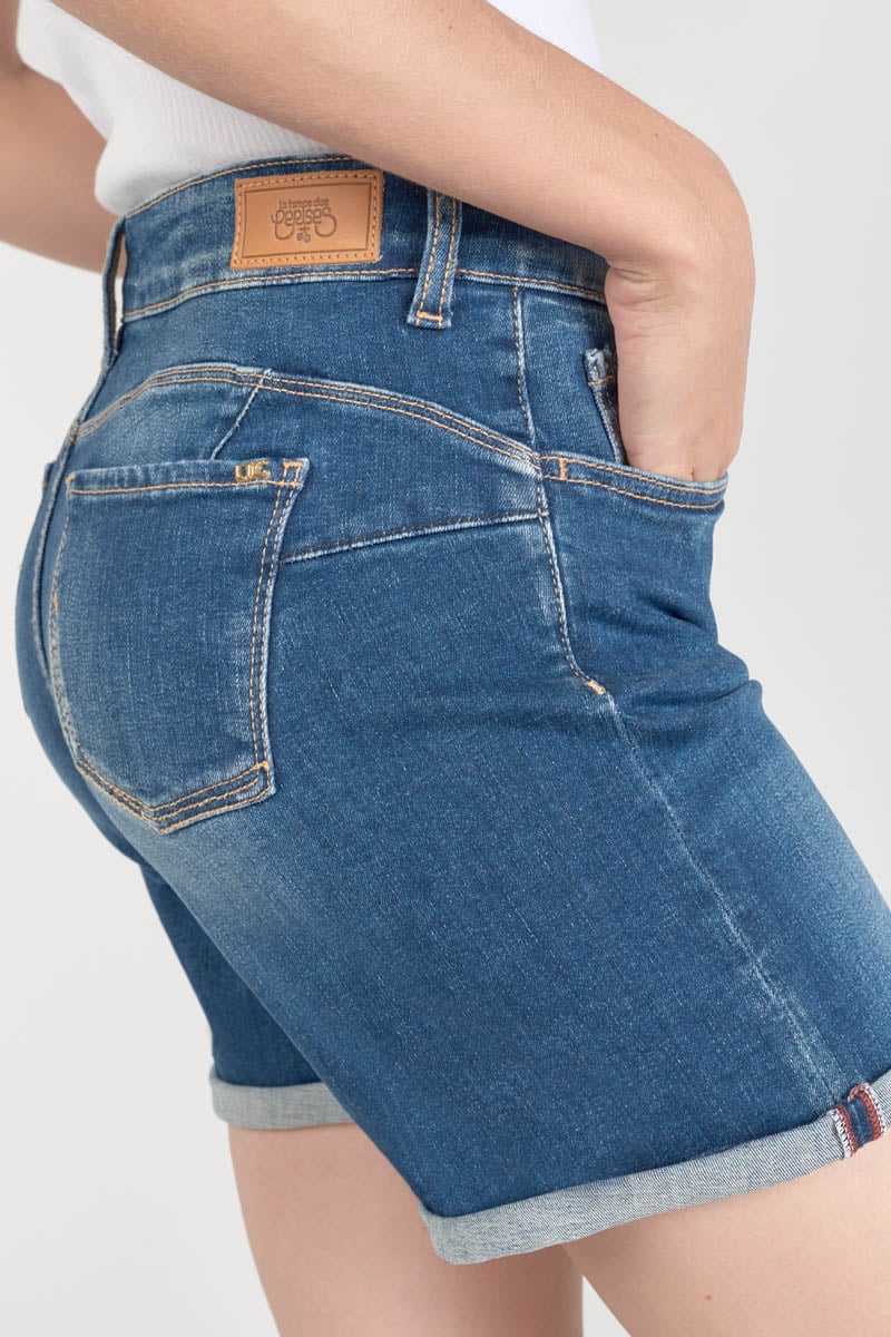 Shorts Paola aus blauem Jeansstoff