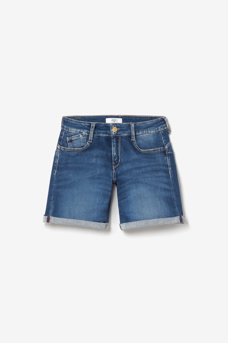 Shorts Paola aus blauem Jeansstoff