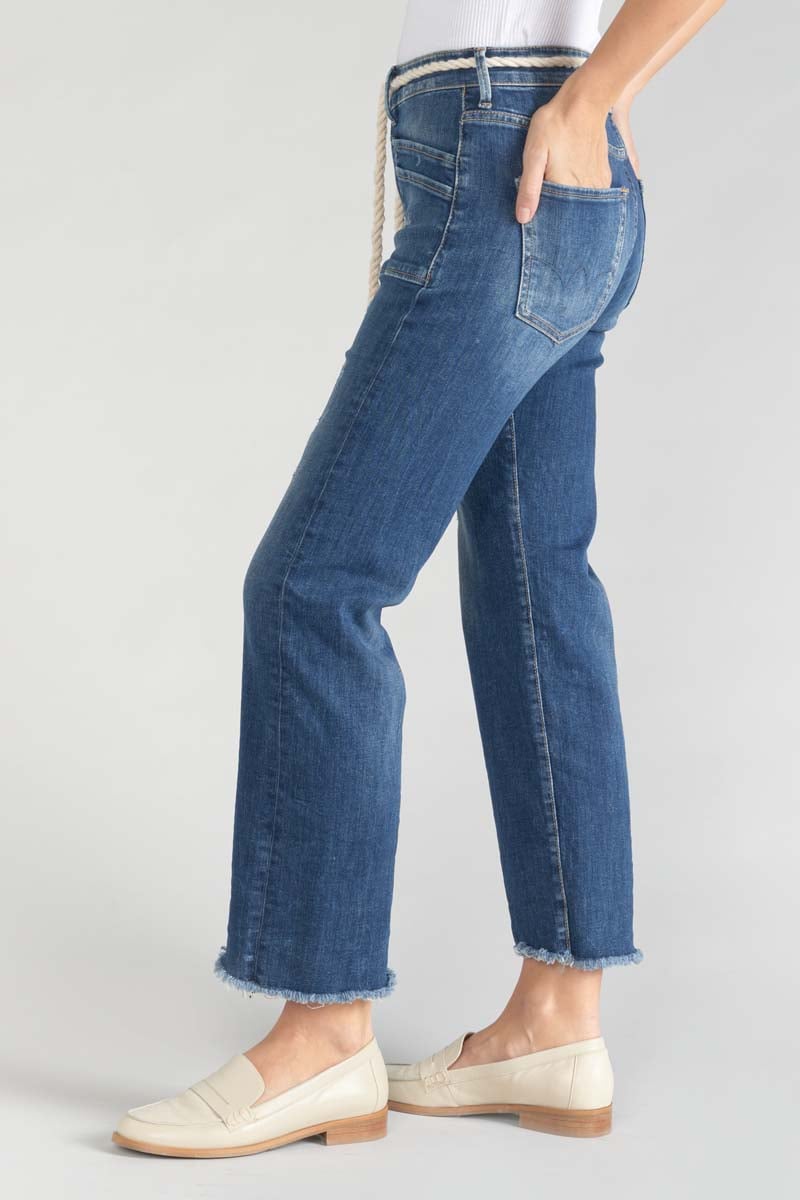 Jeans Pricilia high waist 7/8 destroy blau Nr.2
