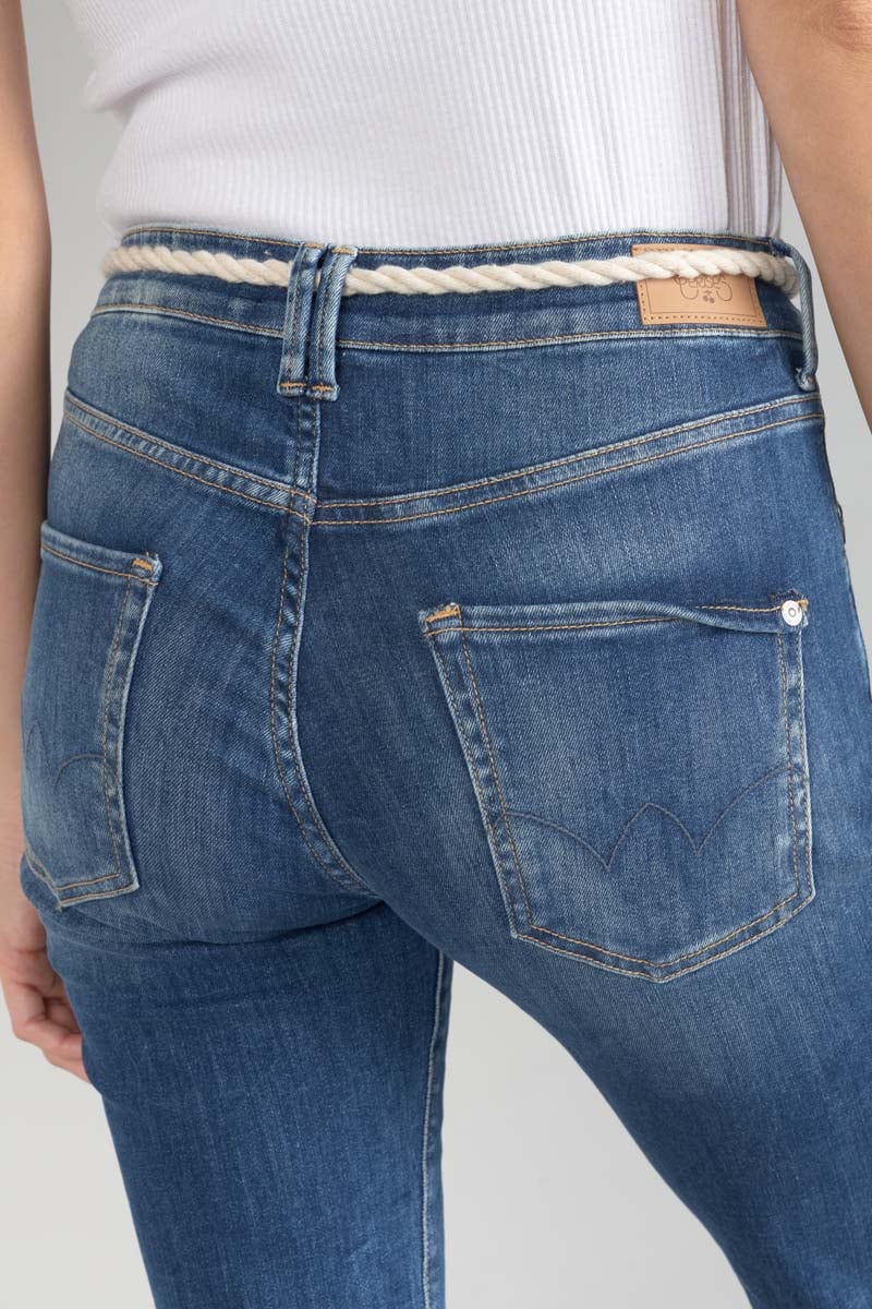Jeans Pricilia high waist 7/8 destroy blau Nr.2
