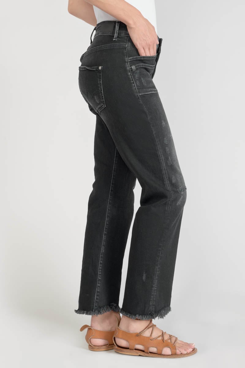 Jeans Pricilia high waist 7/8 destroy schwarz Nr.1