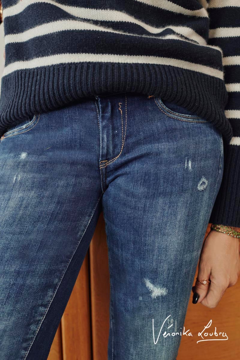 Pulp slim by Véronika Loubry jeans destroy blau Nr.2