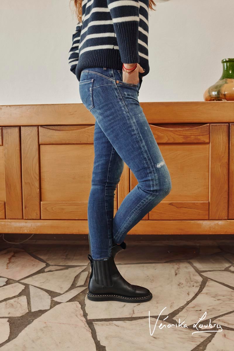 Pulp slim by Véronika Loubry jeans destroy blau Nr.2