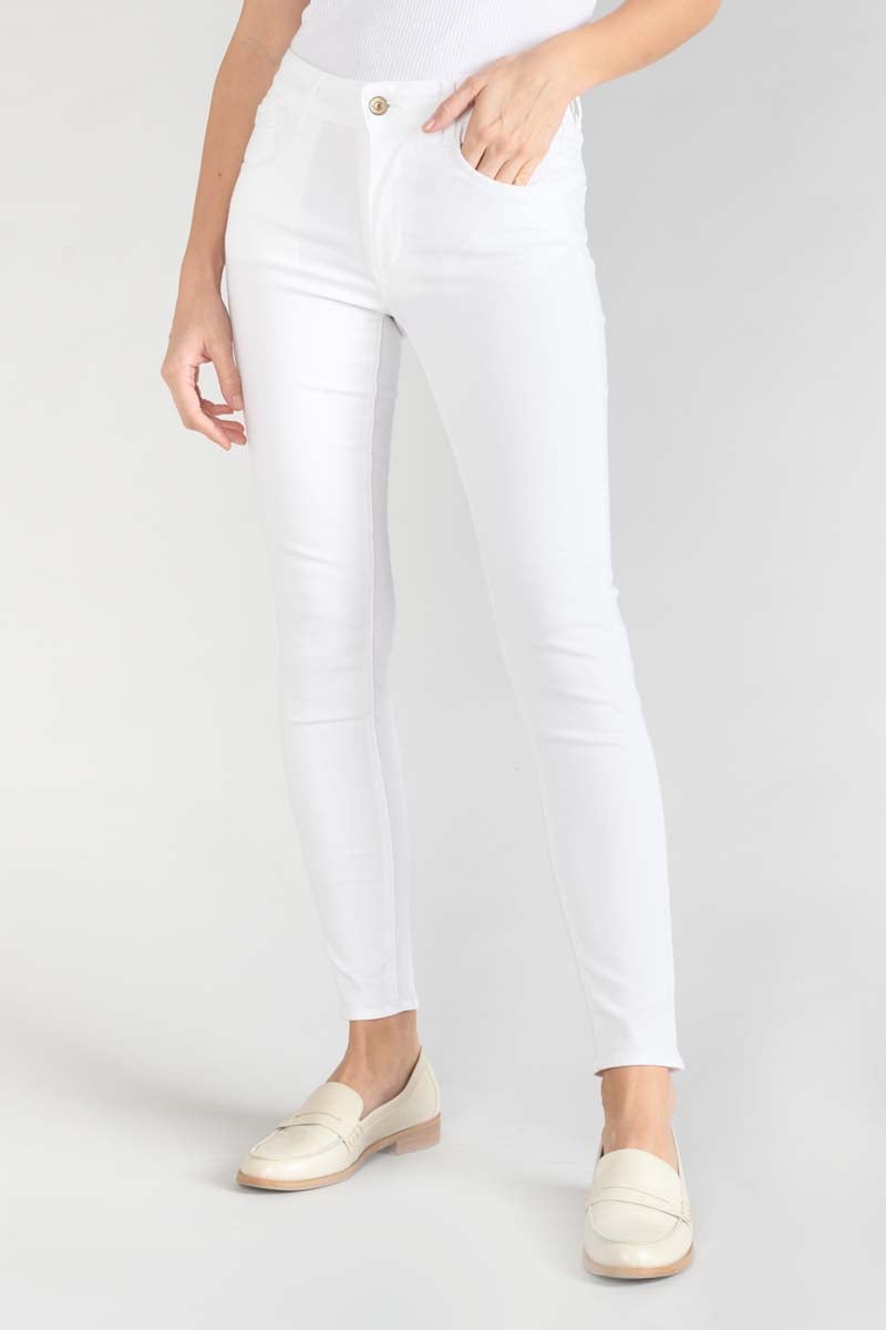 Jeans pulp slim high waist 7/8 weiß 