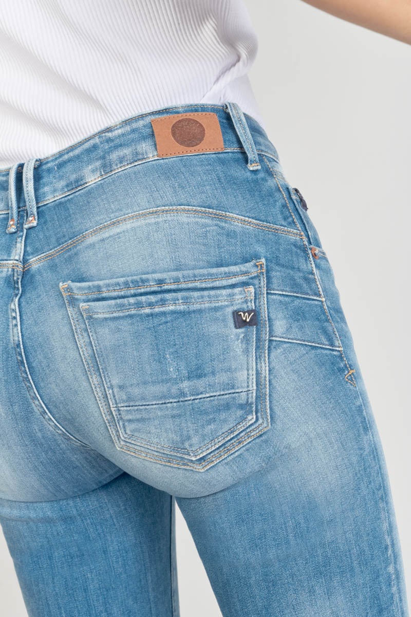 Jeans pulp slim Sabi high waist 7/8 destroy blau Nr.3