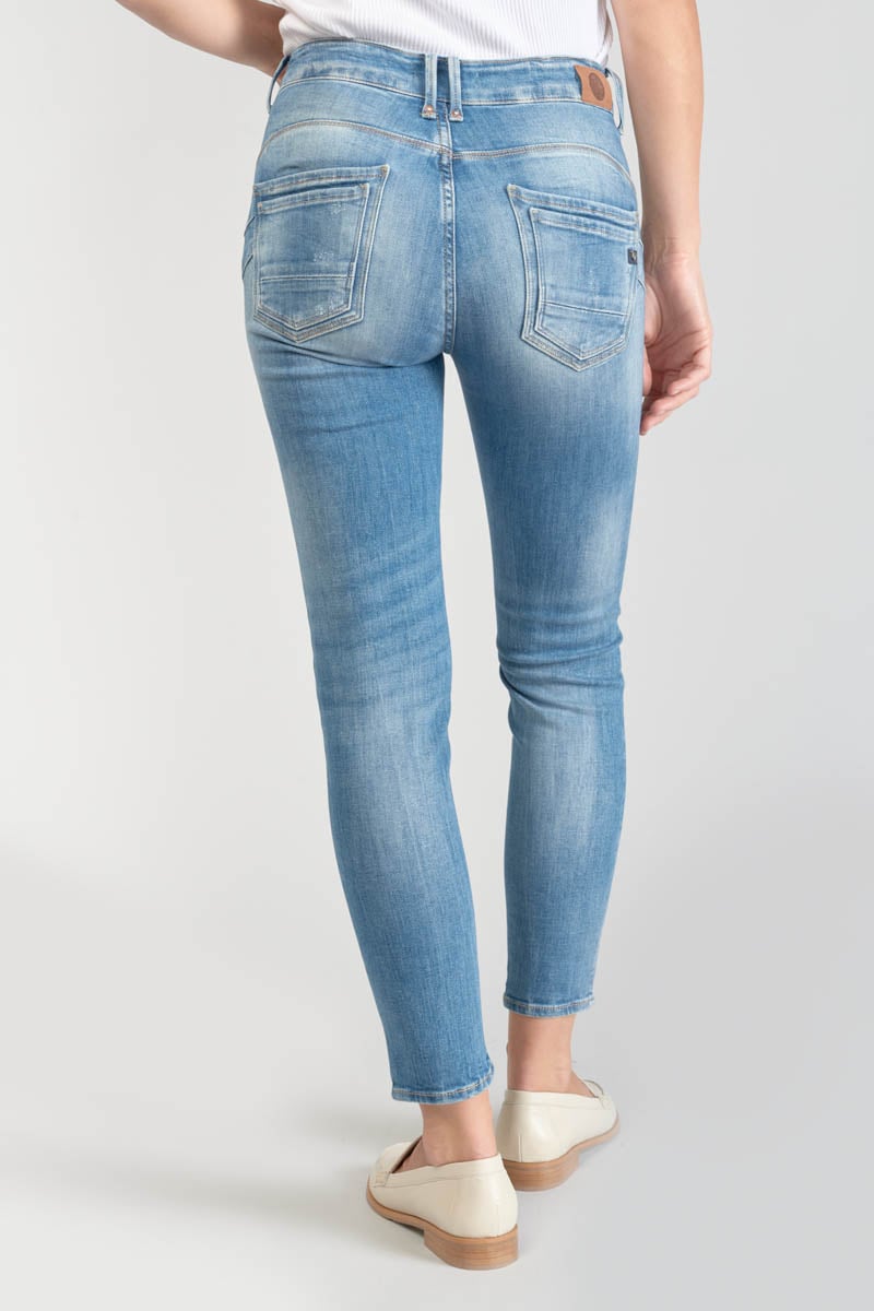 Jeans pulp slim Sabi high waist 7/8 destroy blau Nr.3