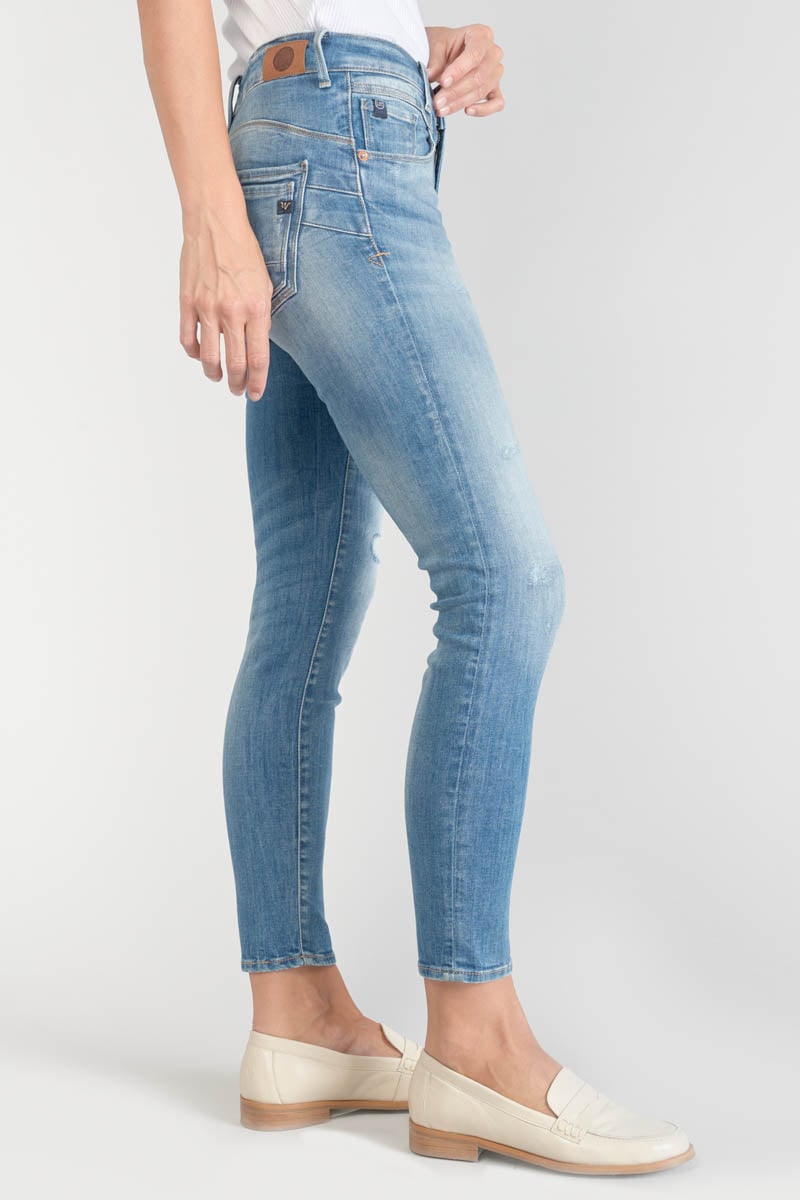 Jeans pulp slim Sabi high waist 7/8 destroy blau Nr.3