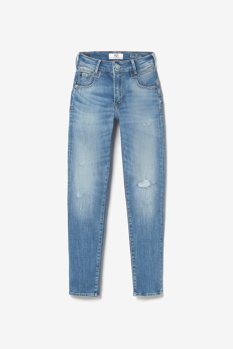 Jeans pulp slim Sabi high waist 7/8 destroy blau Nr.3