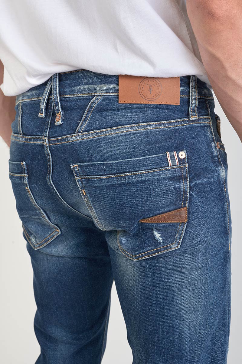 Jeans 700/11 slim Camoins destroy blau Nr.3