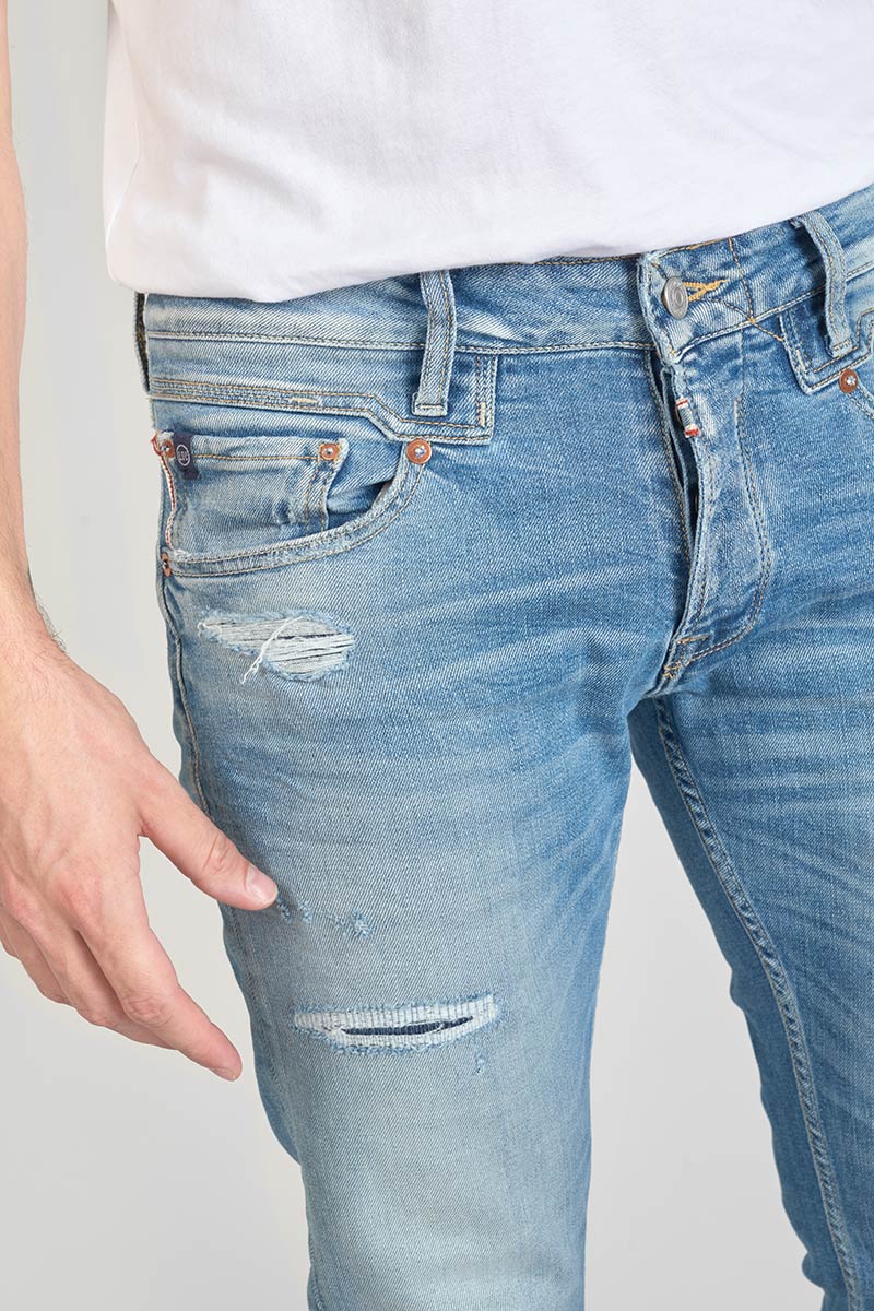 Jeans 700/11 slim Ginier destroy blau Nr.4