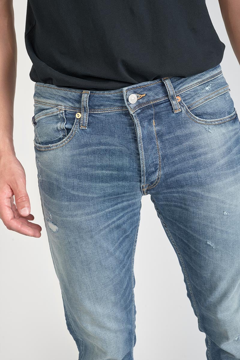Jeans 700/17 relax Basic destroy blau Nr.3