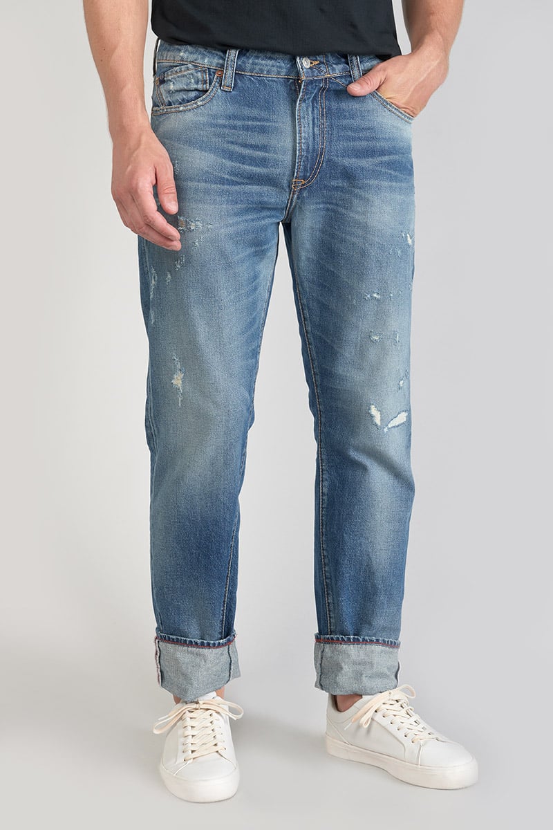 Jeans 700/20 regular Vintage destroy vintage blau Nr.3