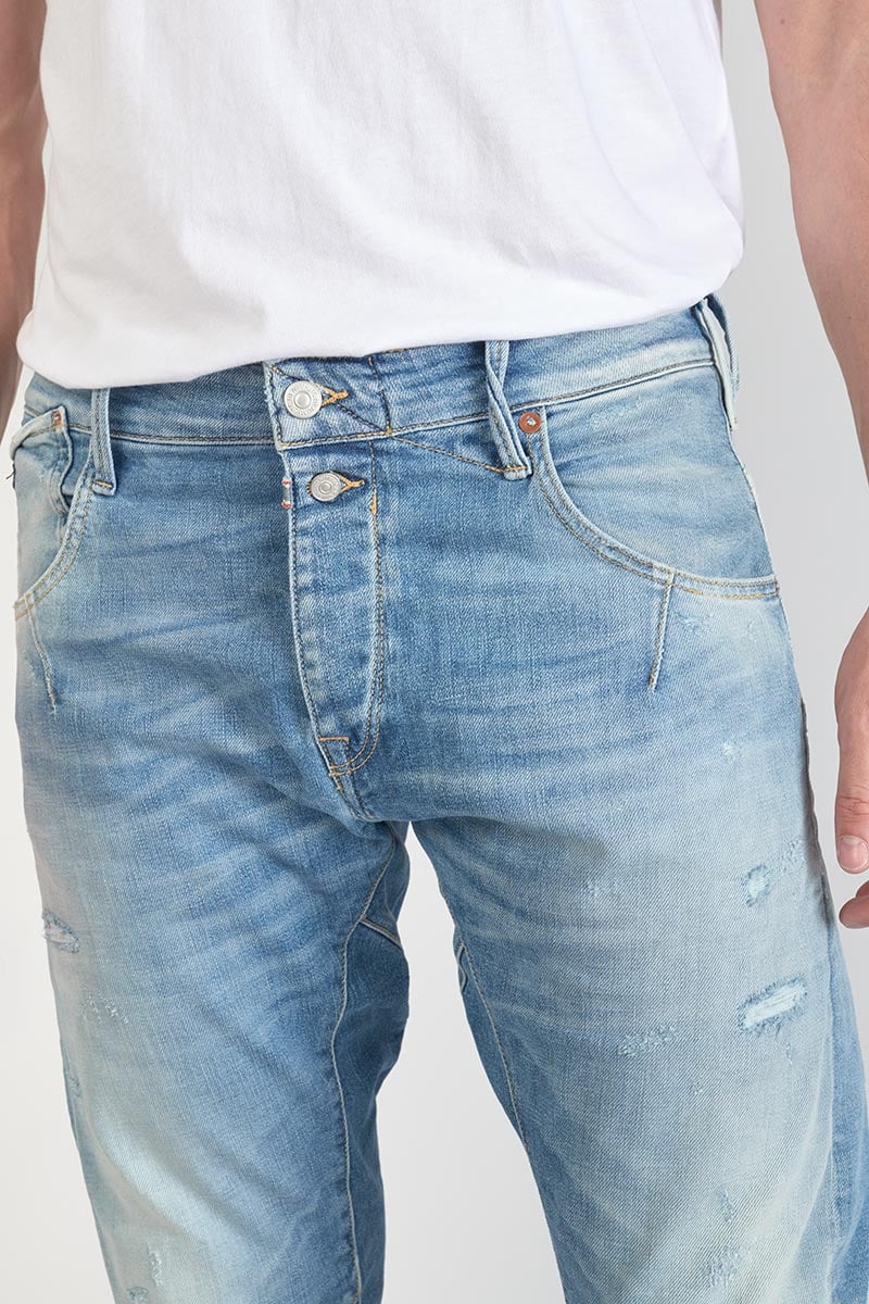 Jeans 900/03 tapered twisted Alost destroy blau Nr.4