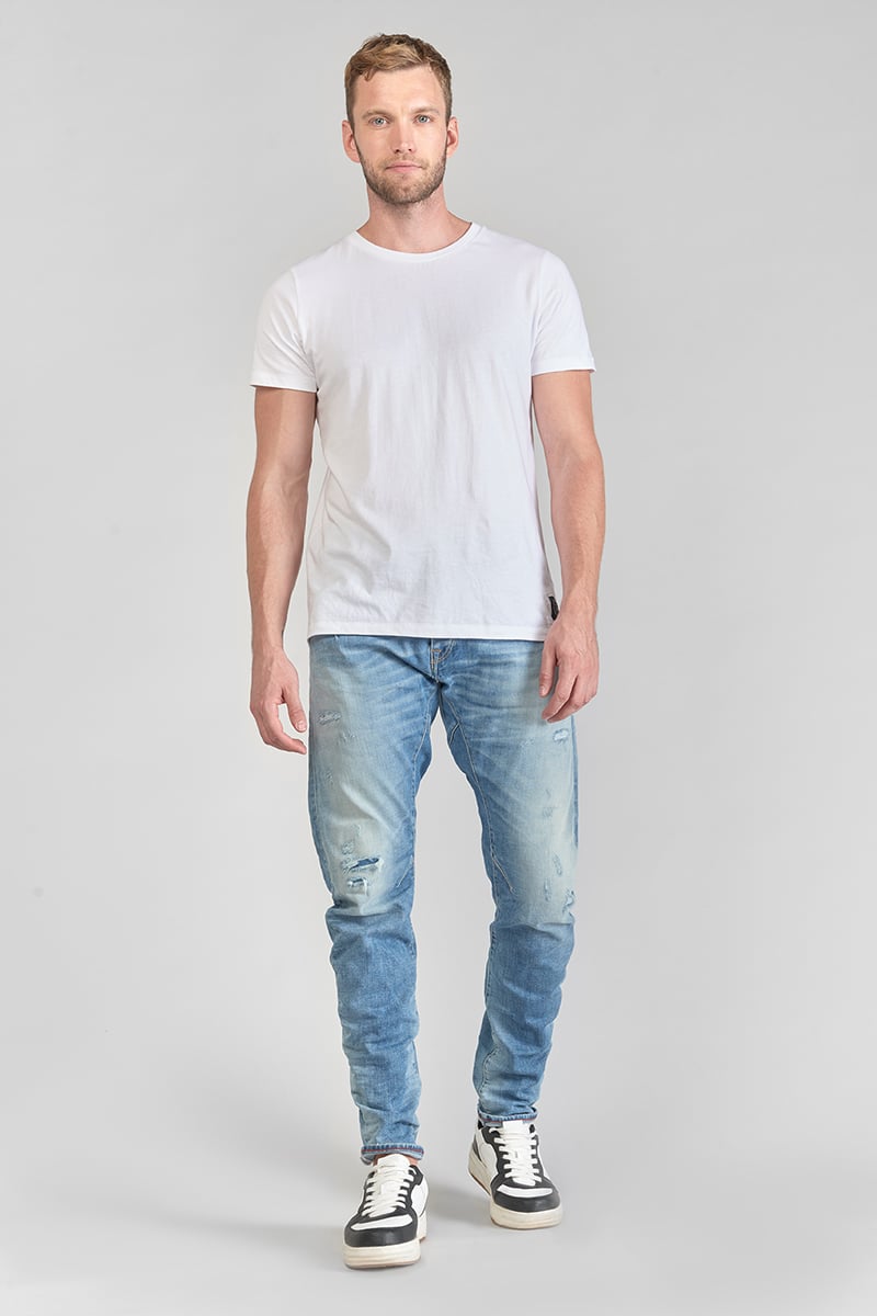 Jeans 900/03 tapered twisted Alost destroy blau Nr.4