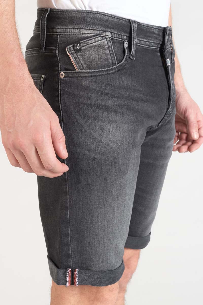 Bermuda-short Jogg in schwarz