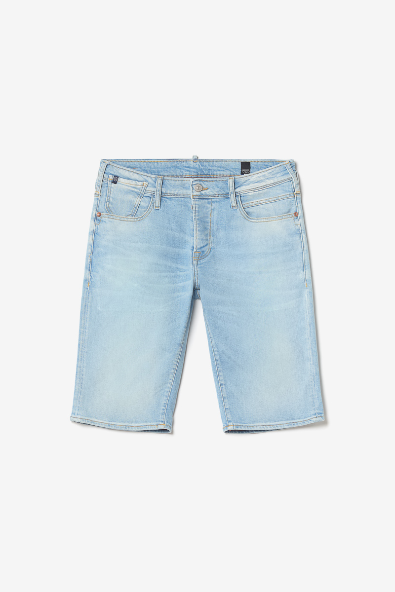 Bermudas Shorts Laredo aus hellblauem verwaschenem Jeansstoff