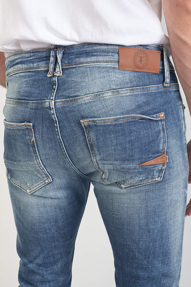 Jeans power skinny Mistral 7/8 destroy blau Nr.3