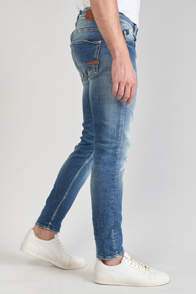 Jeans power skinny Mistral 7/8 destroy blau Nr.3