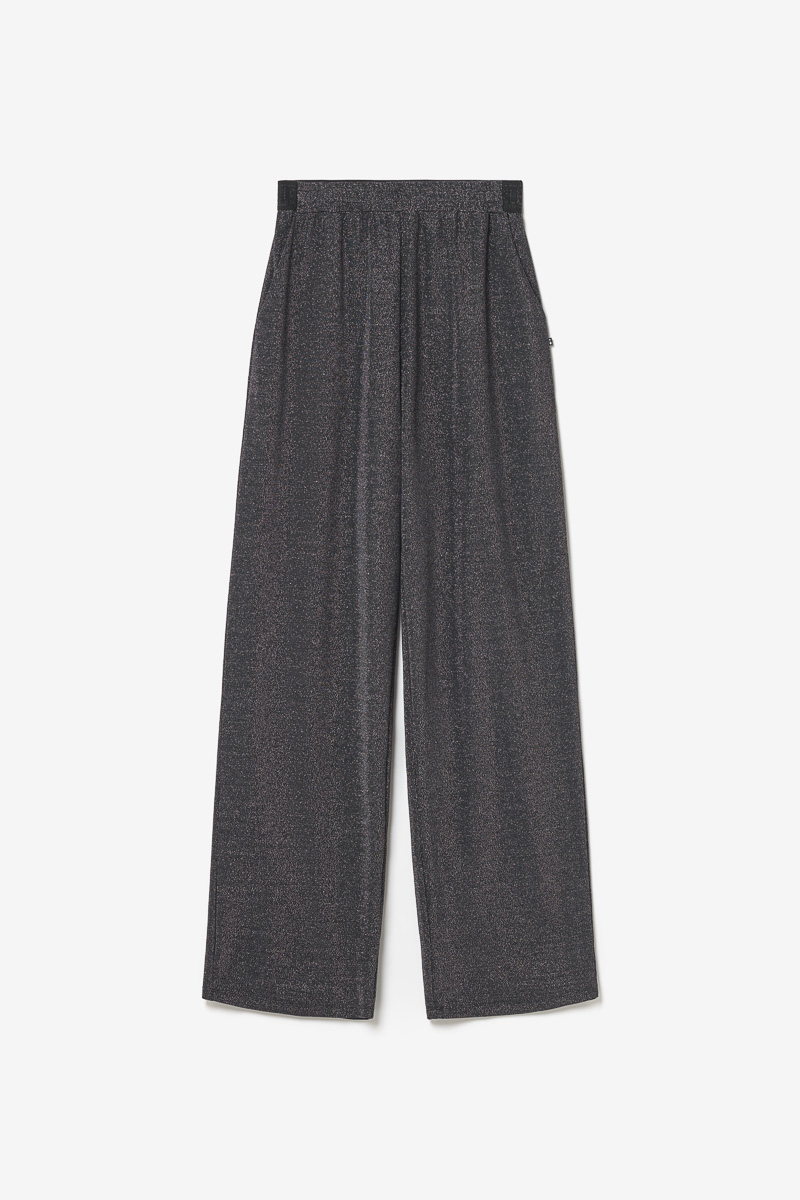 Hose Moretz in schwarz irisierend