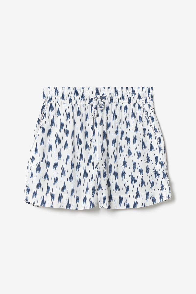 Shorts Nuria tie and dye blau