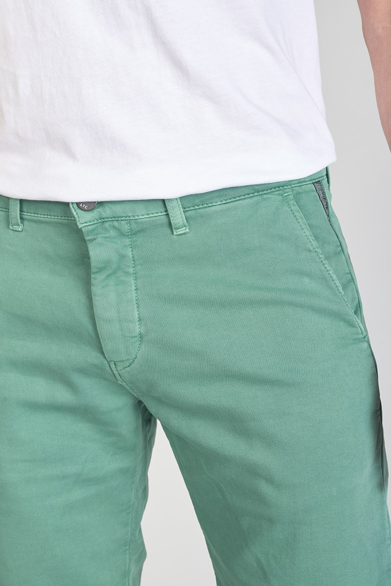 Bermuda Chino Jogg Swoop Wassergrün