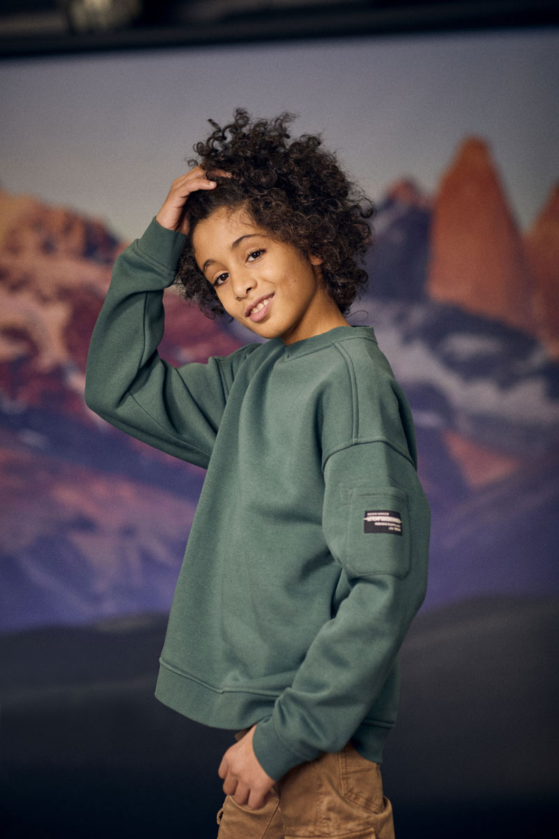 Sweatshirt Leonbo in grün