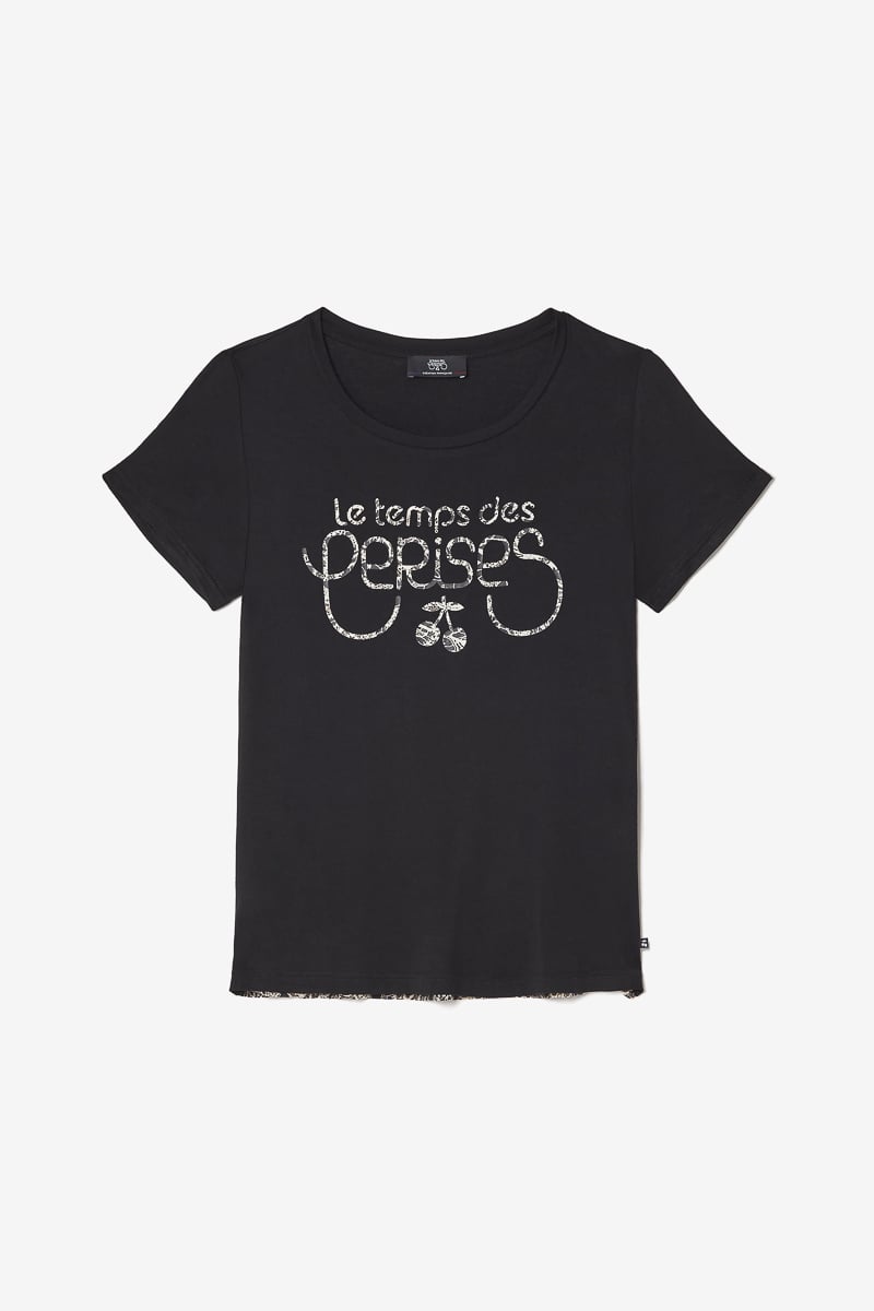 T-shirt Deray in schwarz