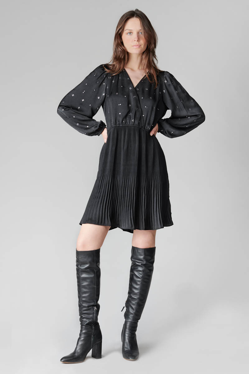 Kleid Dolna in schwarz