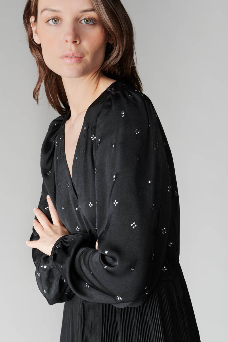 Kleid Dolna in schwarz